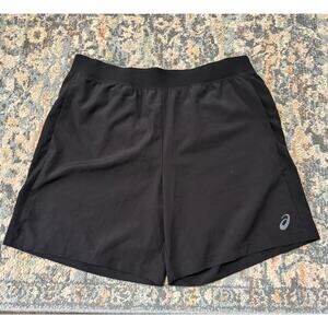 Asics Men's 7" Inseam Black Short- Large